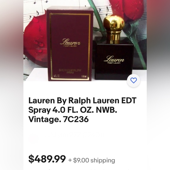 COPY - Lauren By Ralph Lauren EDT
Spray 4.0 FL. OZ. New No Box
Vintage. - Picture 2 of 2